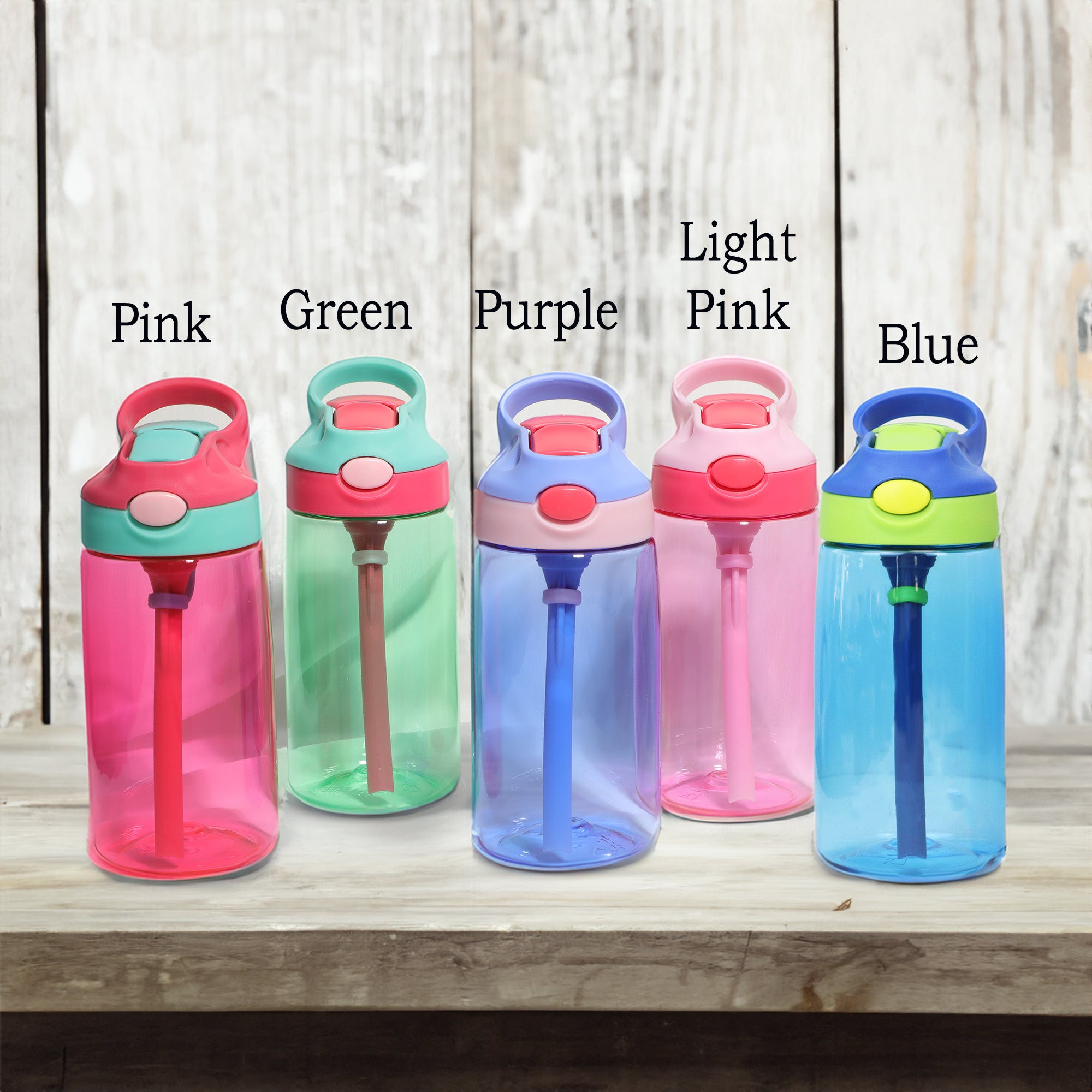 Personalized Kids Bottle, 16oz Kids Water Bottle, Leak-Proof Straw Bottle, Back to School Gift,Animal Design Tumbler,Durable Kids' Drinkware